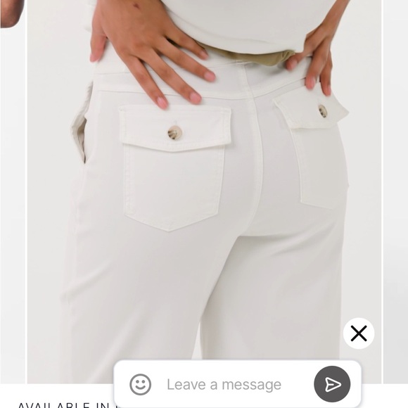 SPANX® Stretch Twill  cropped pull on pants - Picture 5 of 9